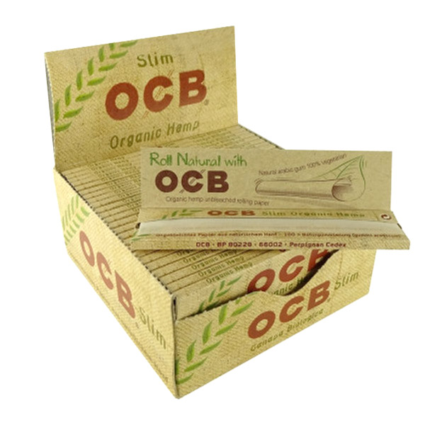 Papel De Fumar OCB King Size Slim Organico 50 Librillos