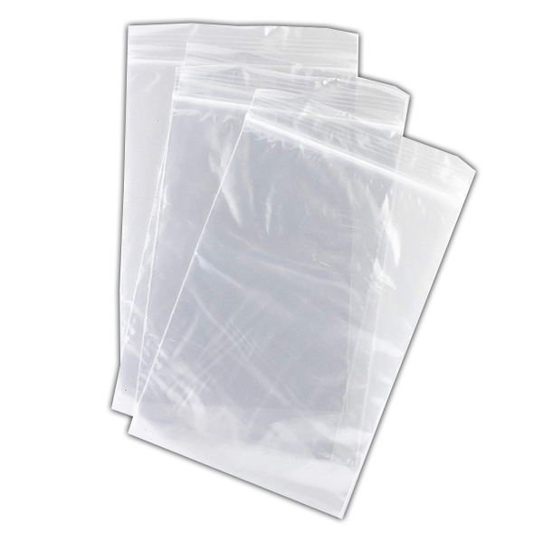 Bolsa Plastico Autocierre 12x18 cm. Pack 100 ud.
