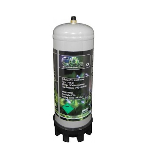 Bombona CO2 Metal Desechable 1 kg.