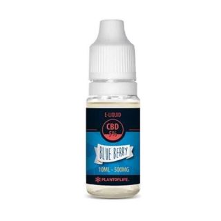 10576 - CBD E-Liquid Plant of Life Blueberry 5% 10 ml.