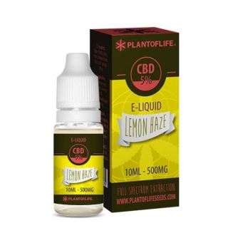 10581 - CBD E-Liquid Plant of Life Lemon Haze 5% 10 ml.