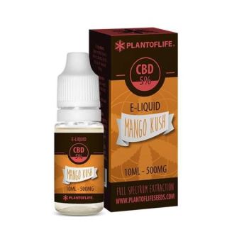 7884 - CBD E-Liquid Plant of Life Mango Kush 5% 10 ml.