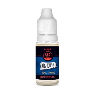 10580 - CBD E-Liquid Plant of Life OG Kush 5% 10 ml.