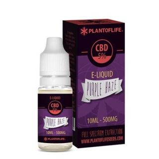 10578 - CBD E-Liquid Plant of Life Purple Haze 5% 10 ml.