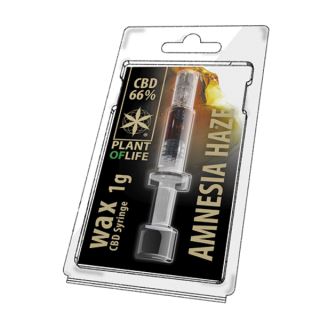 11457 - CBD Wax 66% Amnesia Haze 1 ml.