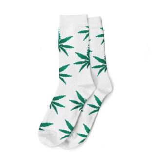 19413 - Calcetines Cannabicos Hombre White Laeves