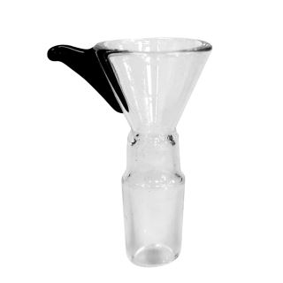 19307 - Cazoleta Cristal 14 mm. Black Handle