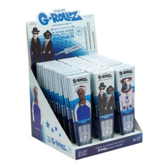 30575 - Cones G-Rollz K.S. 6 ud. x 24 Blisters Pets Rock Lightly Dyed Blue