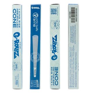 17707 - Cones G-Rollz King Size Blue 72 ud.