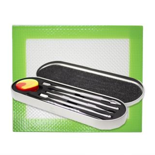 23353 - Dabber Acero Inox. Set Oil & Tapete Silicona