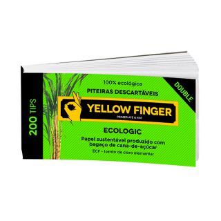 30734 - Filtros Yellow Finger Cartón extra ancho 200 tips. Caja 25 ud.