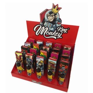 30641 - Papel Monkey King Pack King Size Slim & Clipper Unbleached 12 ud.