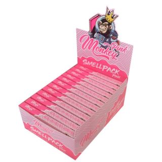30627 - Papel Monkey King Size Slim & Tips Smell Pink 24 ud.