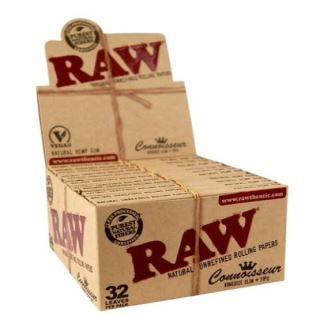 30533 - Papel Raw    Classic  King Size Slim & Tips Connoisseur 24 librillos