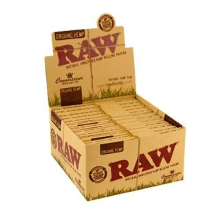 30605 - Papel Raw   Organic  1.1/4 & Tips Connoisseur 24 Librillos