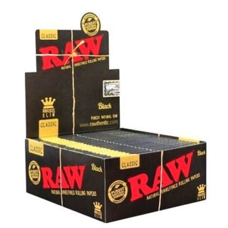 30535 - Papel Raw  Black King Size Slim 50 librillos