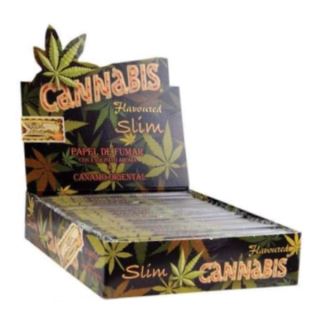 30581 - Papel de fumar Aromatizado Cannabis King Size 24 librillos