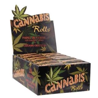 30580 - Papel de fumar Aromatizado Cannabis Rolls 24 ud.