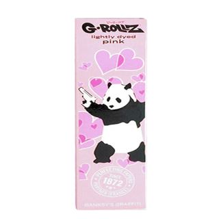 30541A - Papel de fumar G-Rollz 1.1/4 & Tips Panda Gunning Pink 24 librillos