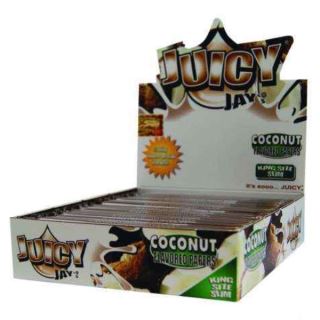 18424 - Papel de fumar Juicy Jay´s King Size Coconut 24 ud.
