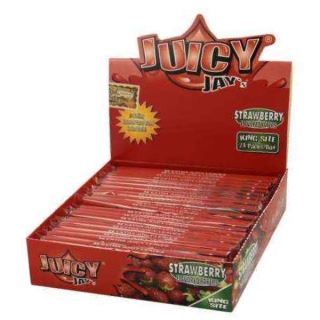 18421 - Papel de fumar Juicy Jay´s King Size Strawberry 24 ud.