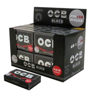 30505 - Papel de fumar OCB 1.1/4 Premium Bloc 300 - 40 librillos