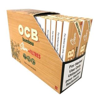 30577A - Papel de fumar OCB King Size Slim & Tips Bamboo 32 librillos