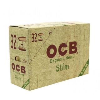 30562A - Papel de fumar OCB King Size Slim & Tips Organic 32 librillos