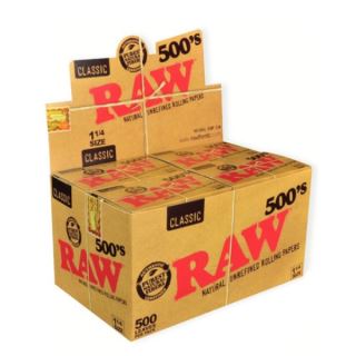 30530 - Papel de fumar Raw 1.1/4 Block 500 - 20 librillos