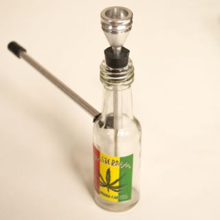 16700 - Pipa Cristal Mini Botella Amsterdam