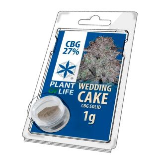 17814 - Solid 27% CBG Wedding Cake 1 gr. Plant of Life