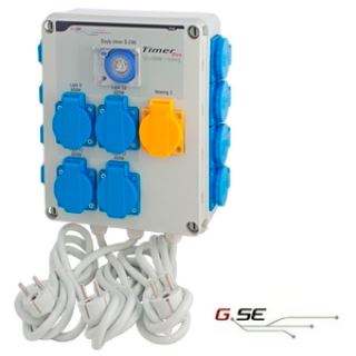 18087 - Temporizador GSE Box II 12 x 600 w con Activador Calefaccion